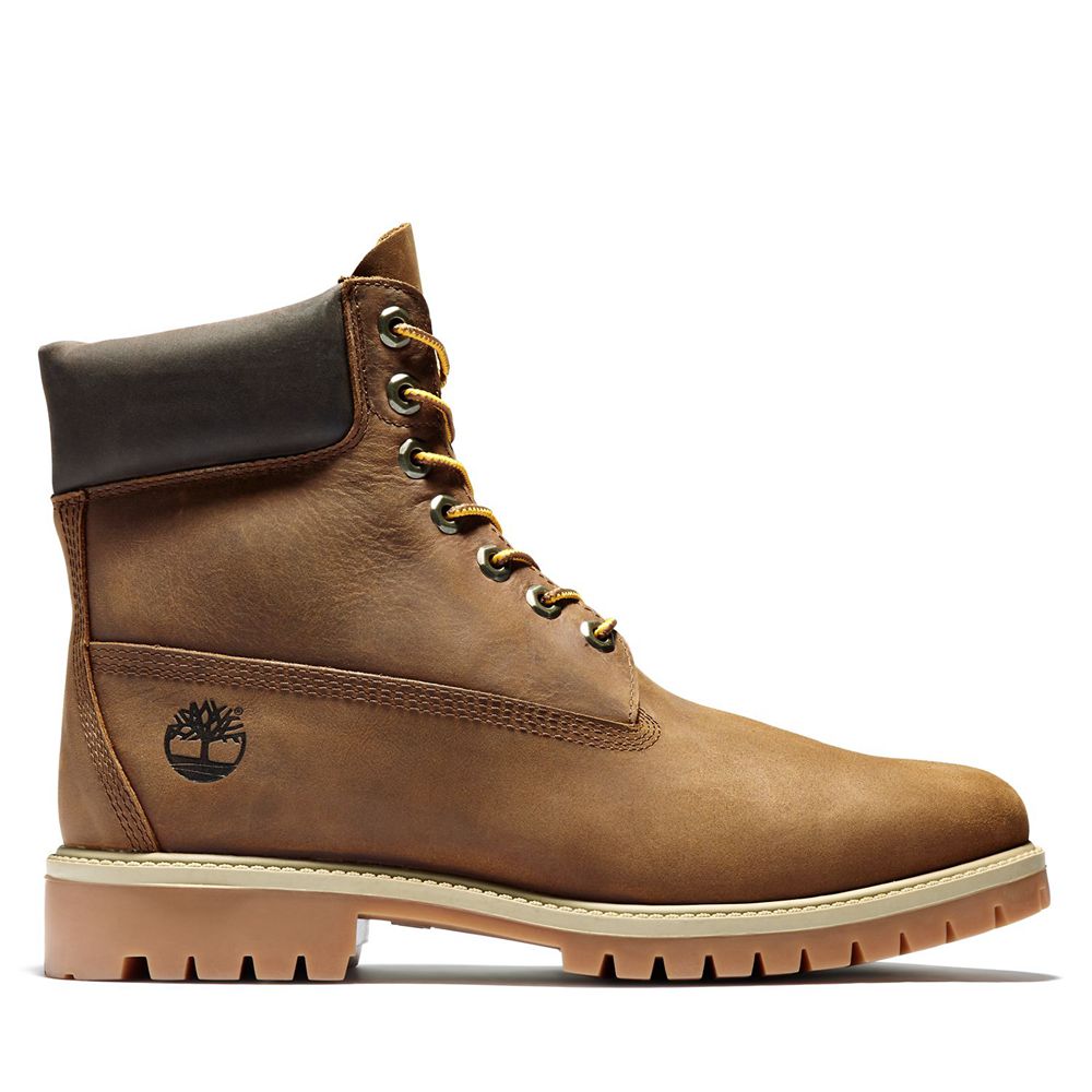 Botas Masculino - Timberland 6-Inch Heritage Ek+ Impermeavel - JBKSP8493 - Marrom